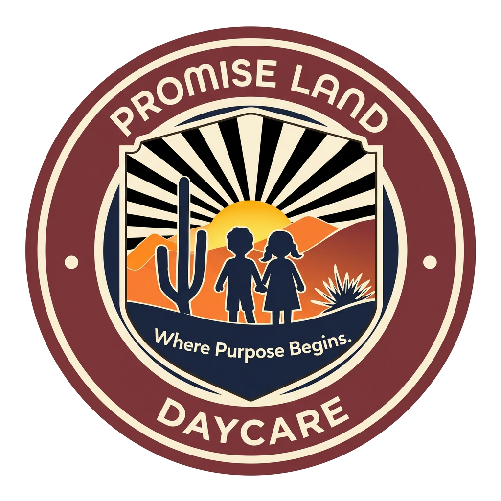 Promise Land Daycare badge logo